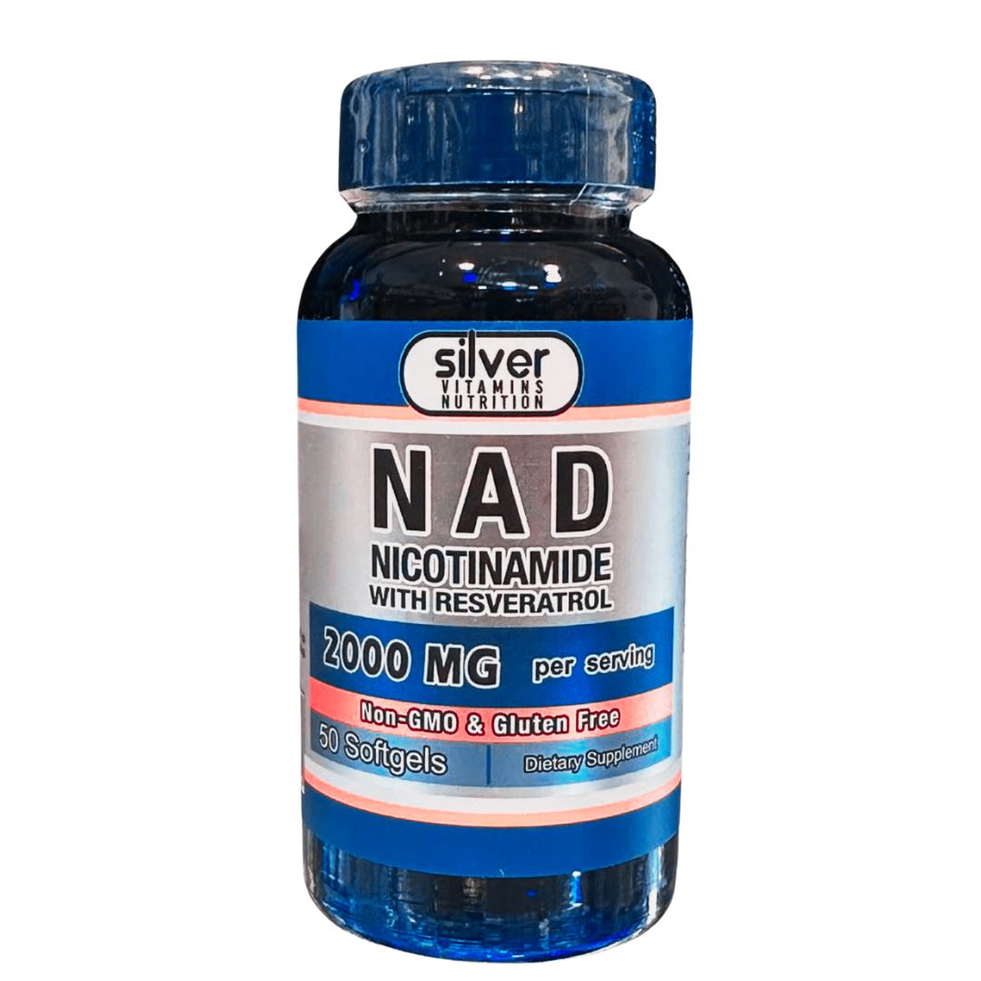 Nad + Resveratrol de 2000mg de Silver.