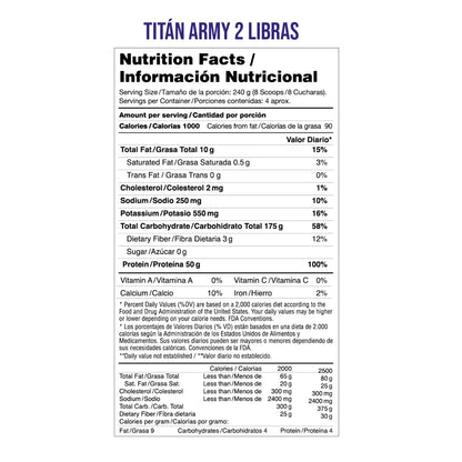 TITAN ARMY 5LB