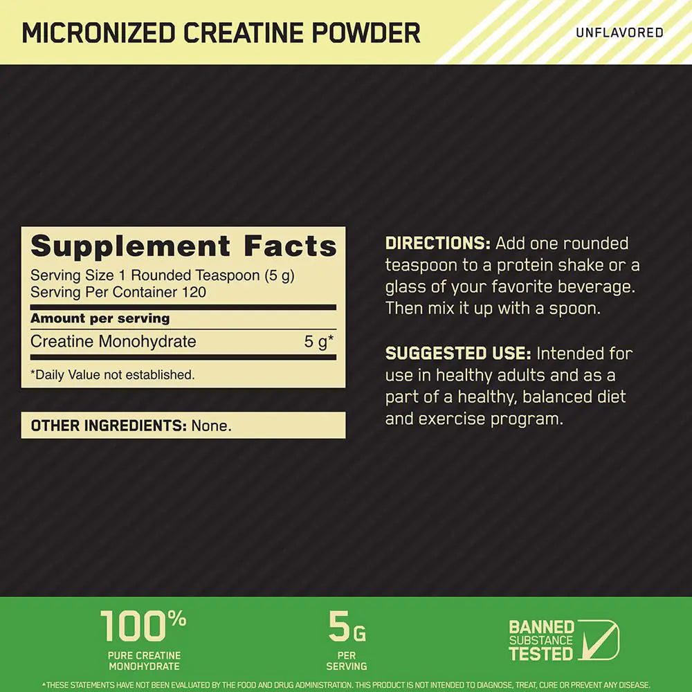 Creatine Micronized 600 gr